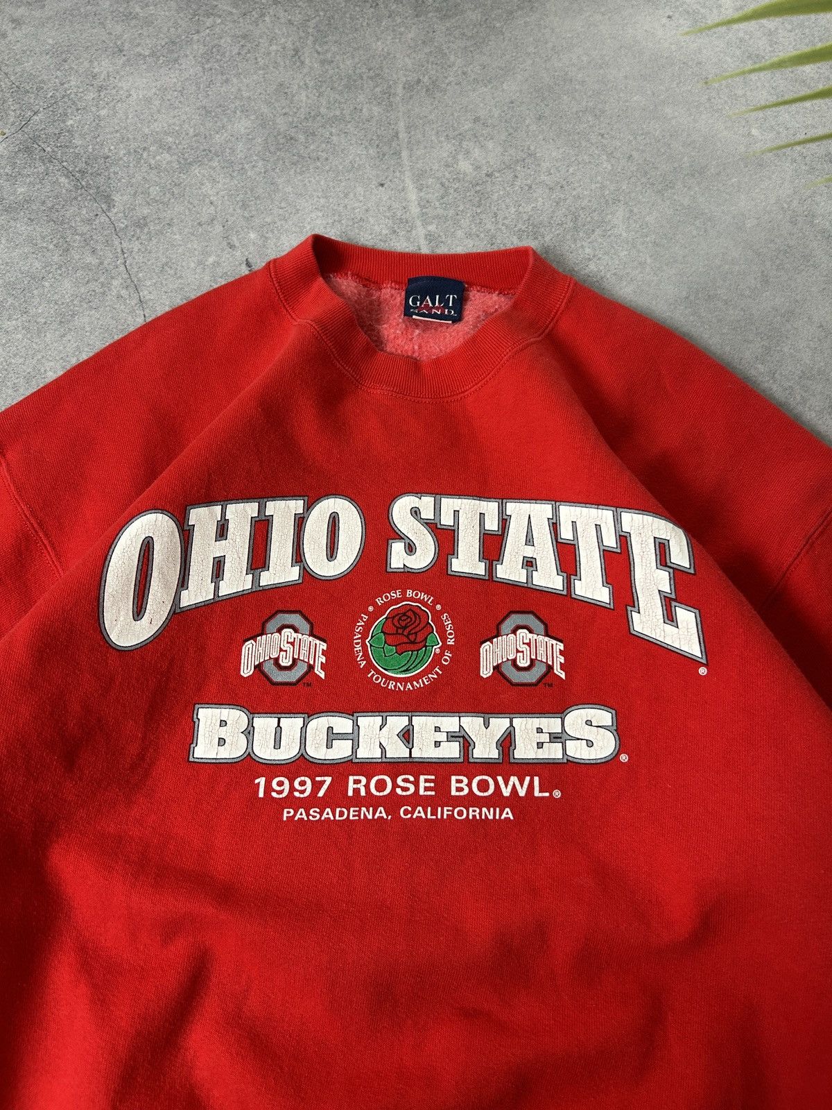 Vintage Vintage Ohio state Buckeyes big logo sweatshirt Size US L / EU 52-54 / 3 - 3 Thumbnail