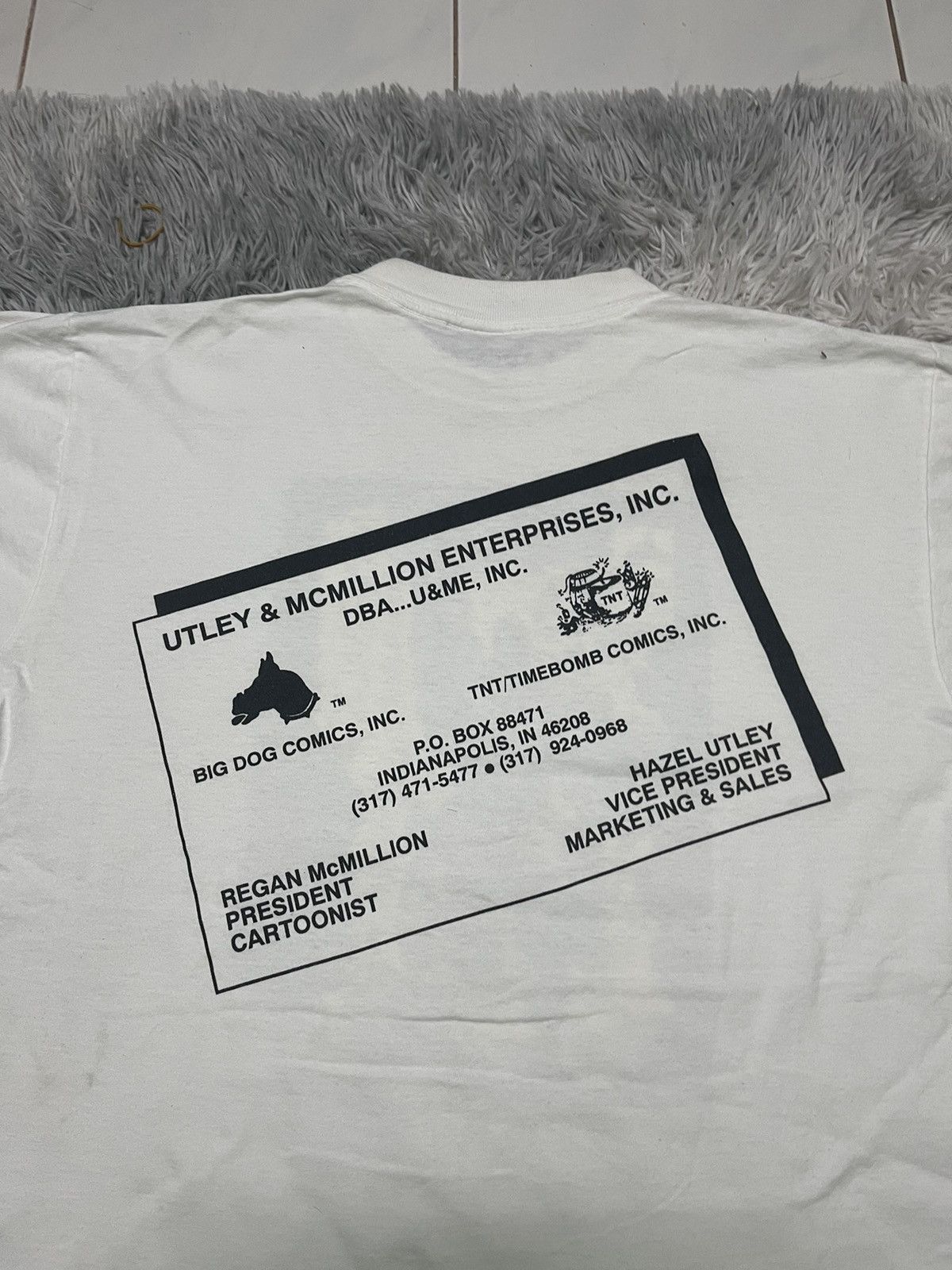 All Sport × Vintage VINTAGE 1995 MAN BLAACK BIG DOG COMICS SUPERHERO TEES Size US L / EU 52-54 / 3 - 14 Thumbnail