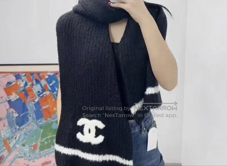 Chanel Chanel Cashmere scarf Size ONE SIZE - 4 Thumbnail