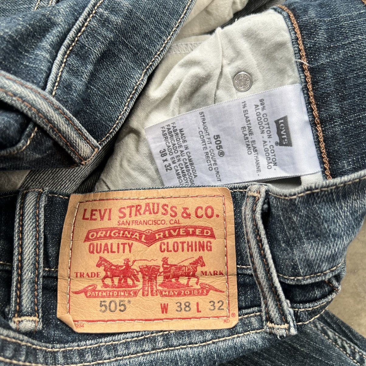 Levi's Levi’s 505 Distressed Jeans Size US 38 / EU 54 - 10 Thumbnail