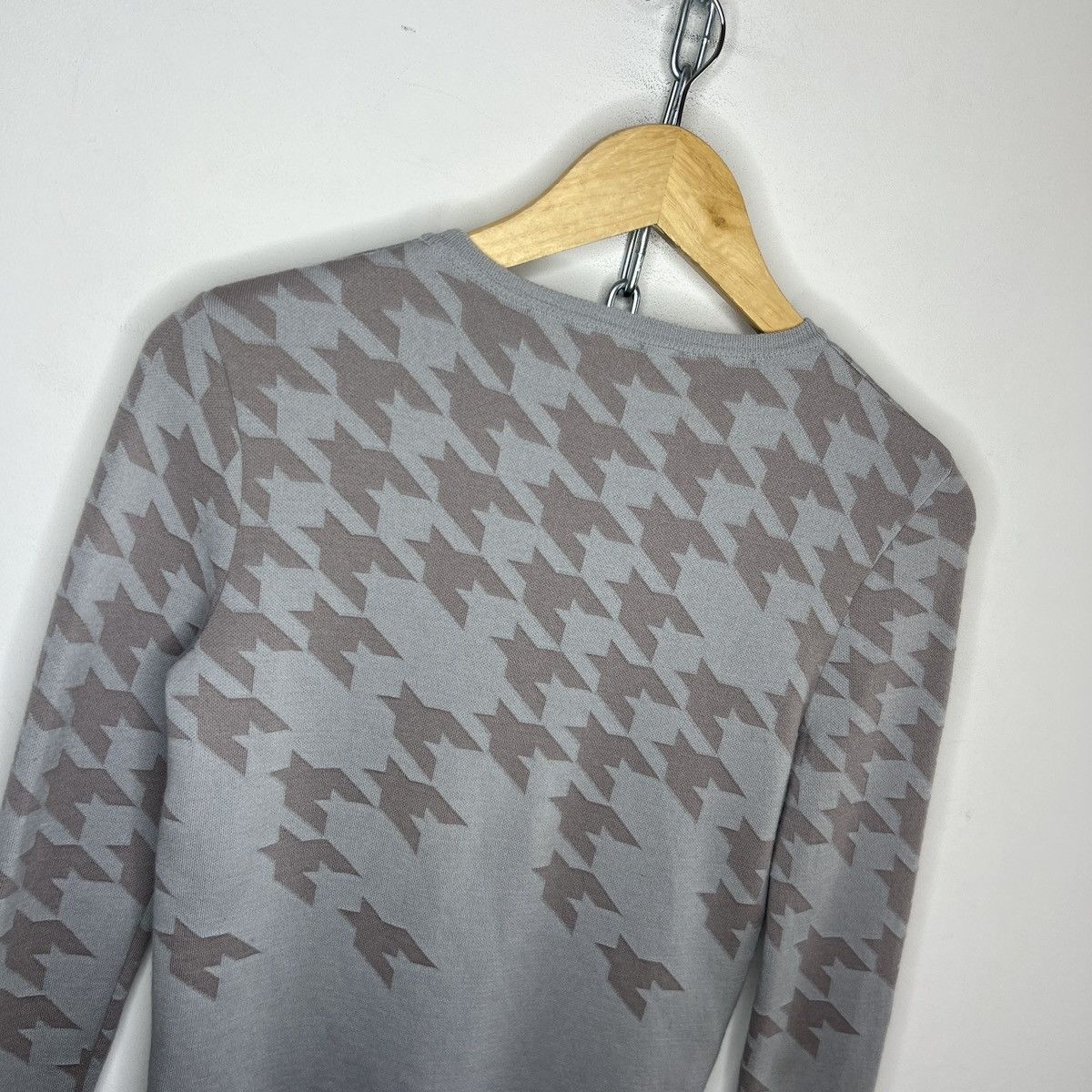 Dior Christian Dior Paris Jumper Sweater Knit Wool Gray Size S / US 4 / IT 40 - 10 Thumbnail