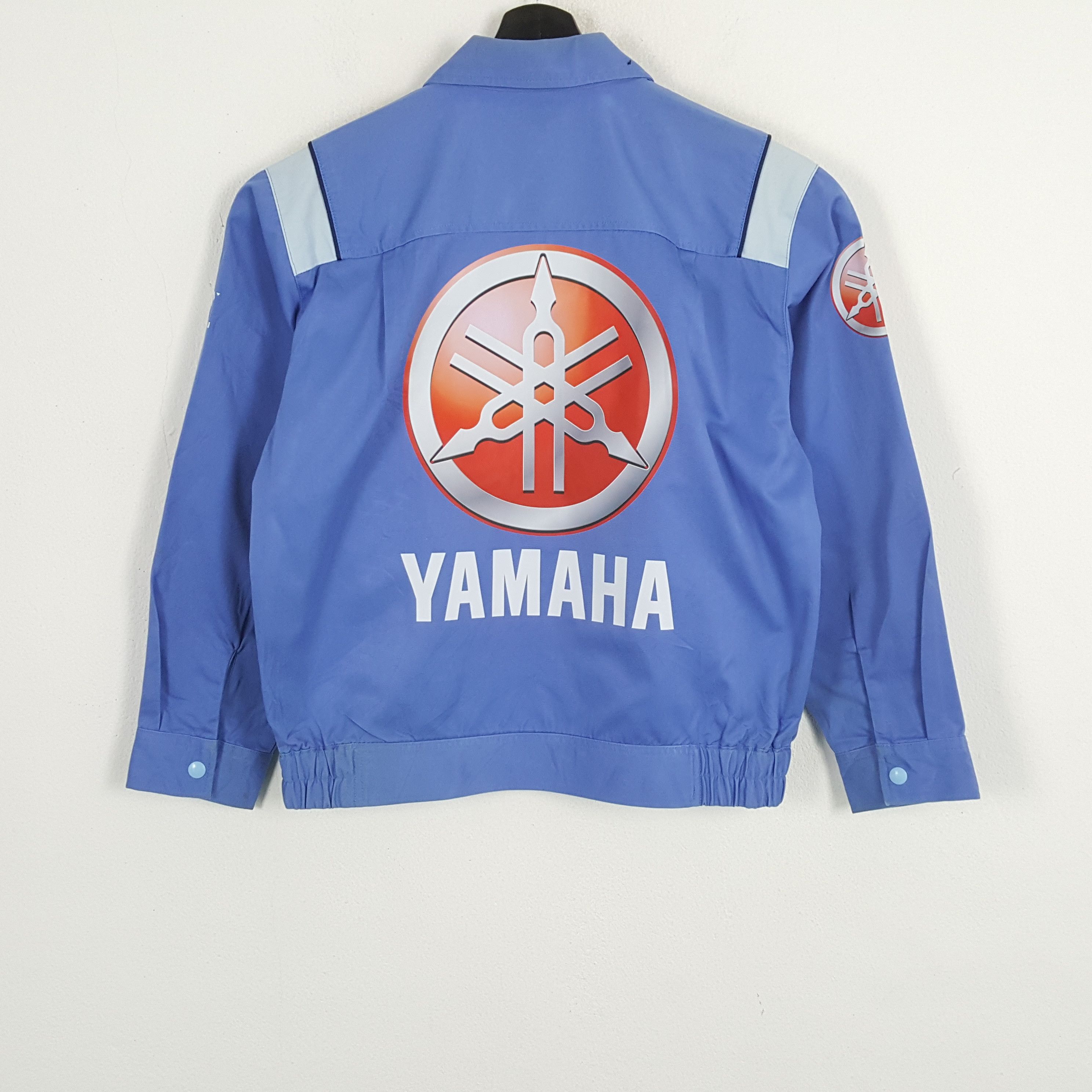 Japanese Brand × Vintage YAMAHA Japanese Brand Workwear Custom Art Jacket Size US M / EU 48-50 / 2 - 1 Thumbnail