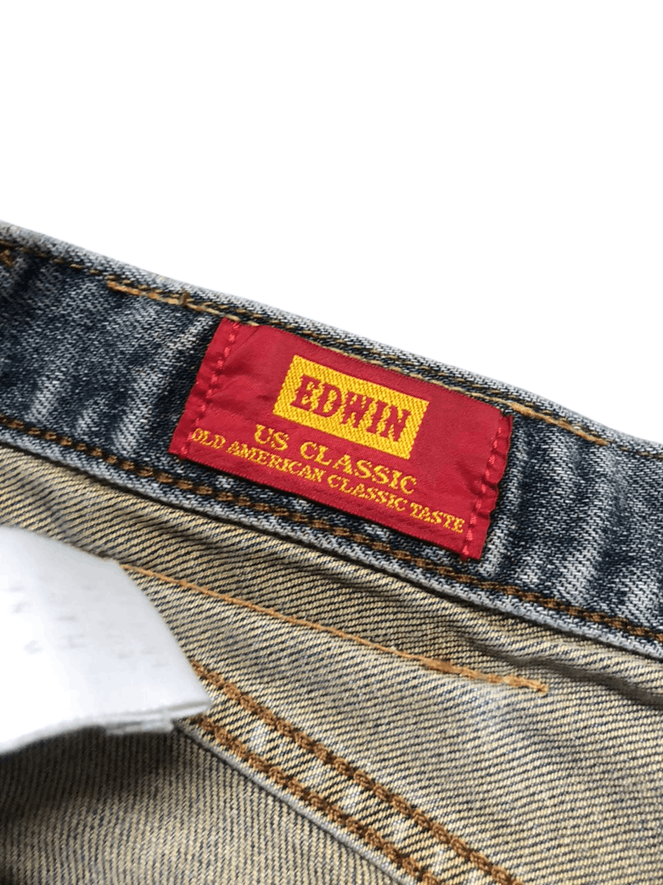 Edwin Vintage Edwin 604 Flare Distressed Dirty Denim Pants Size US 33 - 18 Thumbnail