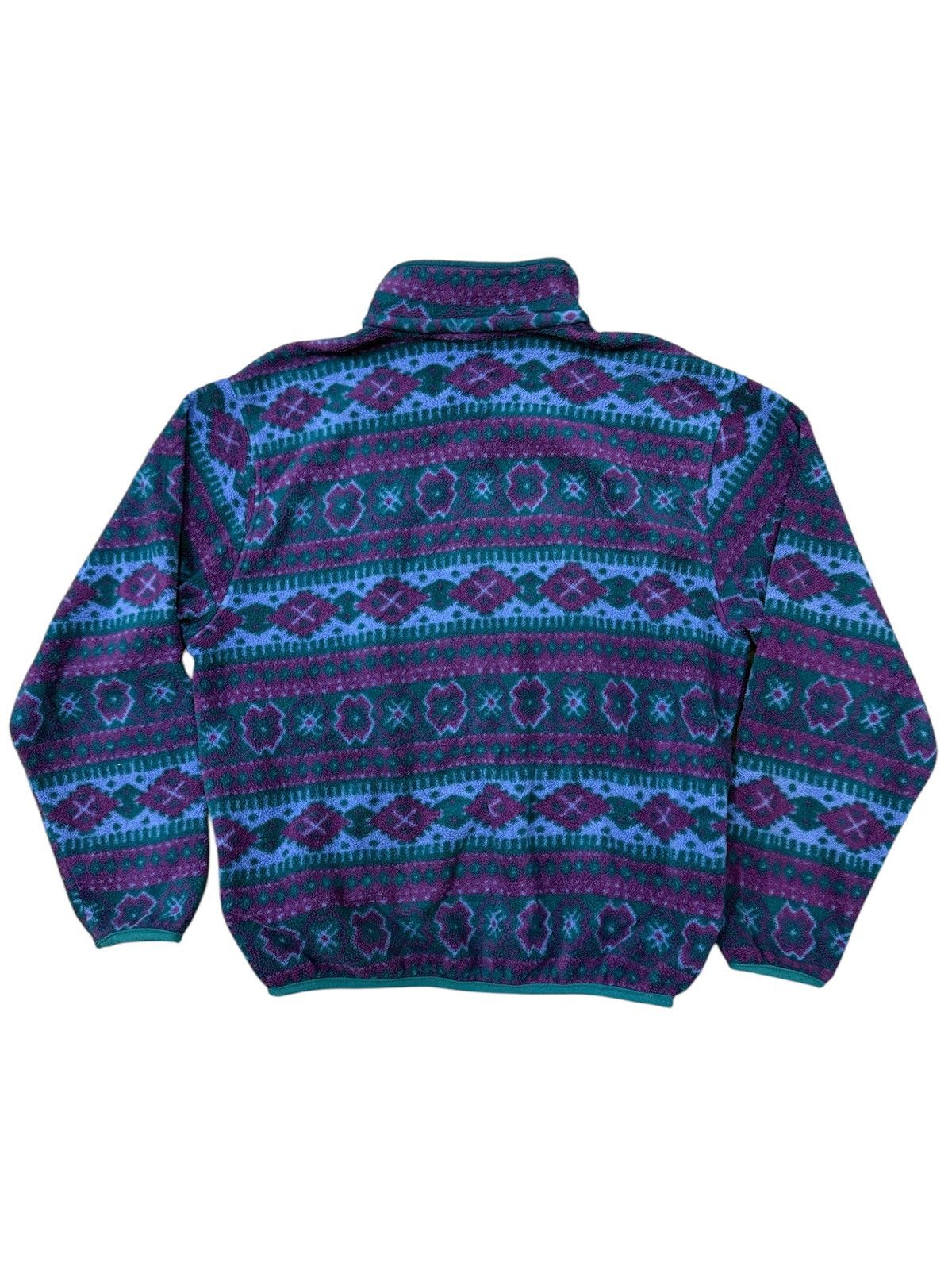 L.L. Bean × Vintage L.L Bean Native Fleece Halfbutton Sweatshirt Size US M / EU 48-50 / 2 - 2 Thumbnail