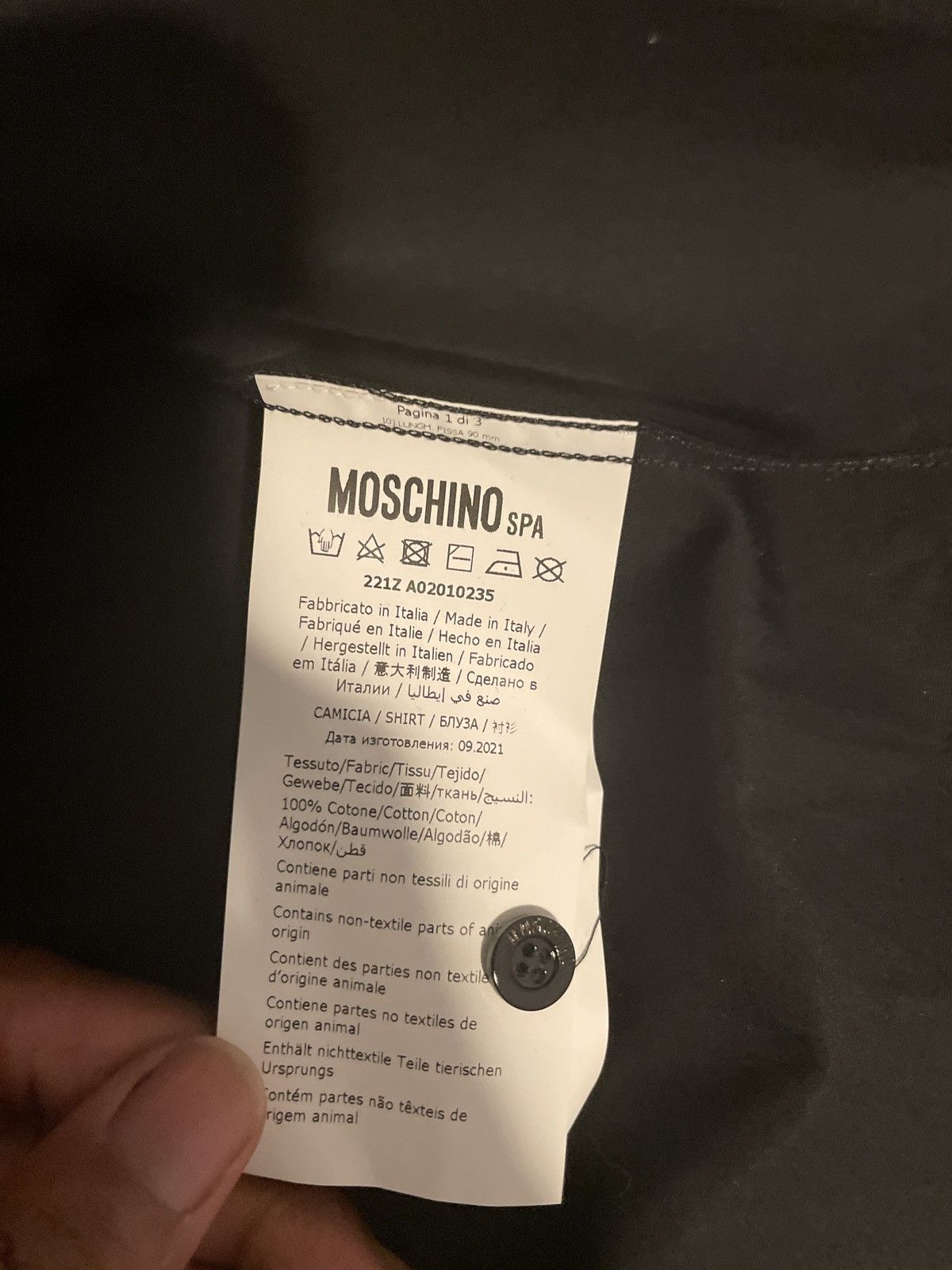 Moschino Moschino couture Milano Size US L / EU 52-54 / 3 - 4 Thumbnail