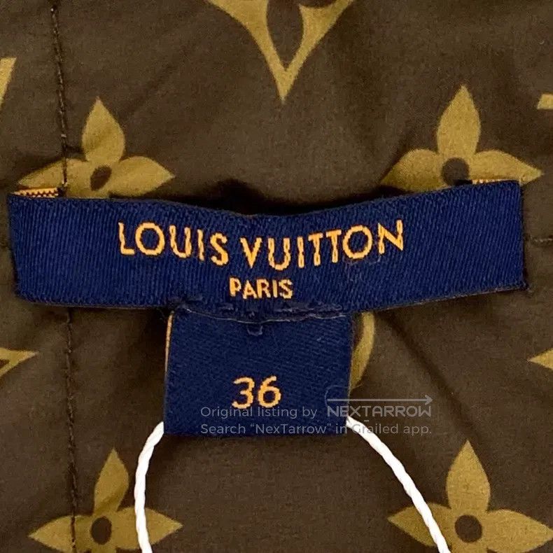 Louis Vuitton Louis Vuitton Color-block print sheep-wool V-neck single-b Size XS / US 0-2 / IT 36-38 - 6 Thumbnail