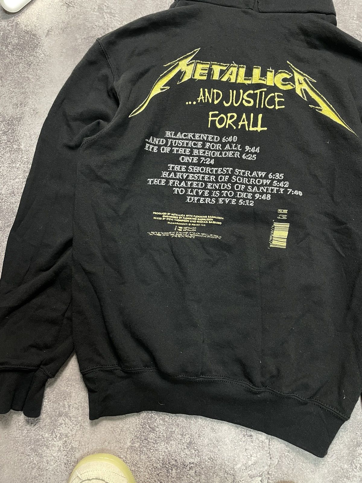 Band Tees METALLICA 90s ARCHIVE And Justice For All Faded Tour Hdy S Size US S / EU 44-46 / 1 - 8 Thumbnail