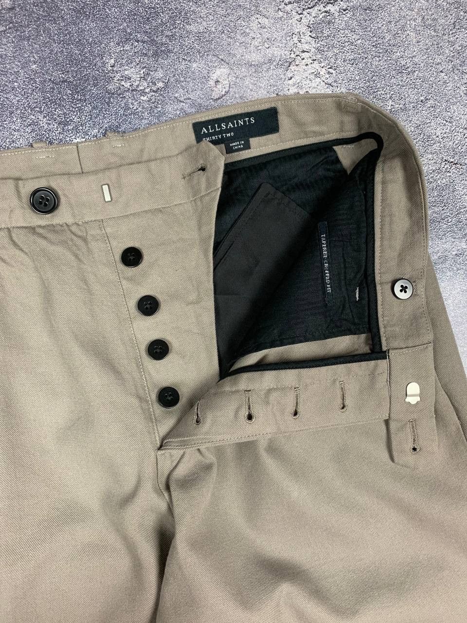 Allsaints ALLSAINTS Men’s Trousers Pants Size 32 Brown Cotton Wool Size US 32 / EU 48 - 9 Thumbnail
