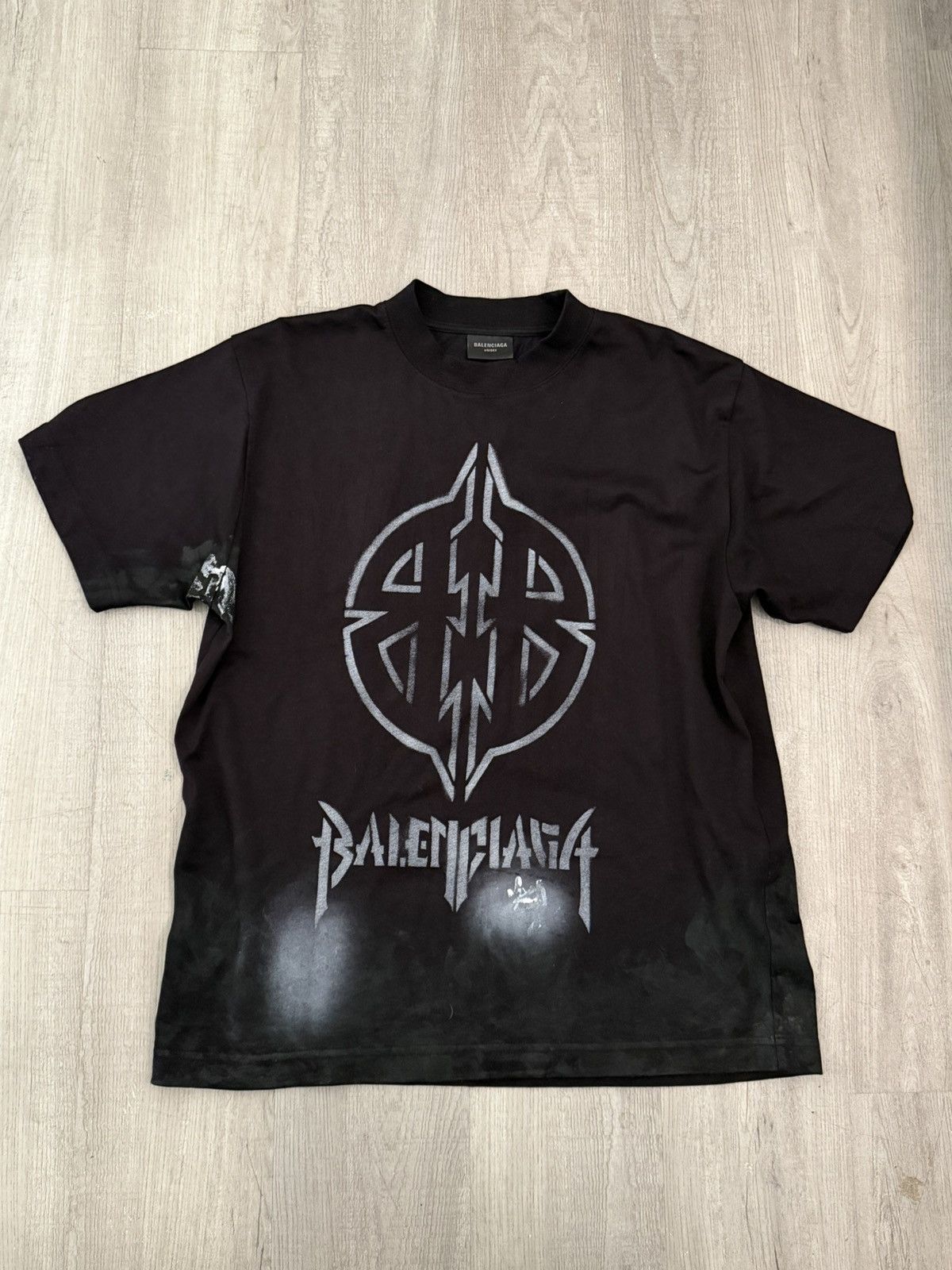 Balenciaga Balenciaga metal BB dyed tee Size US L / EU 52-54 / 3 - 1 Thumbnail