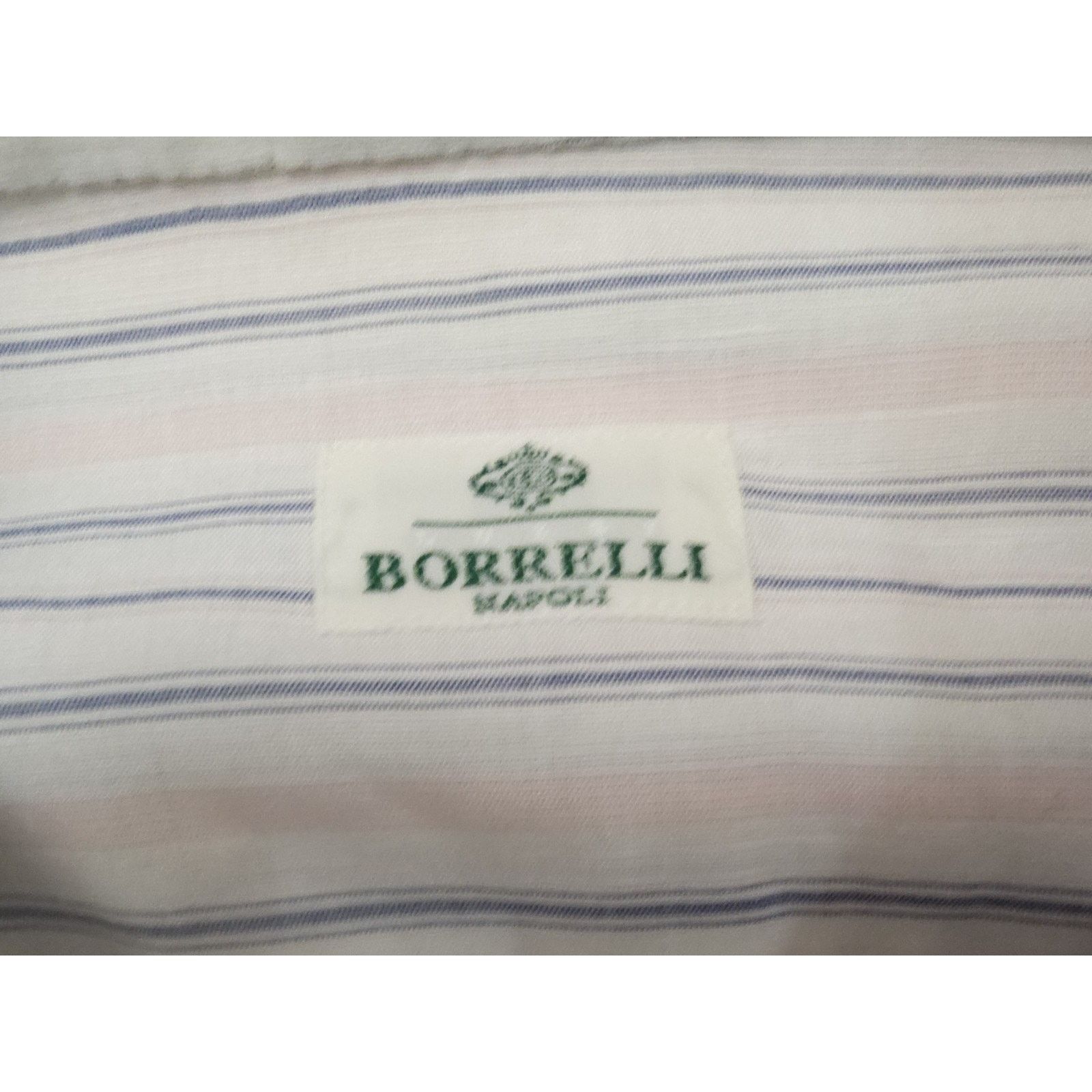 Other Borrelli Napoli Handmade In Italy Linen/ Cotton Striped 40 Size US XXS / EU 40 - 7 Thumbnail