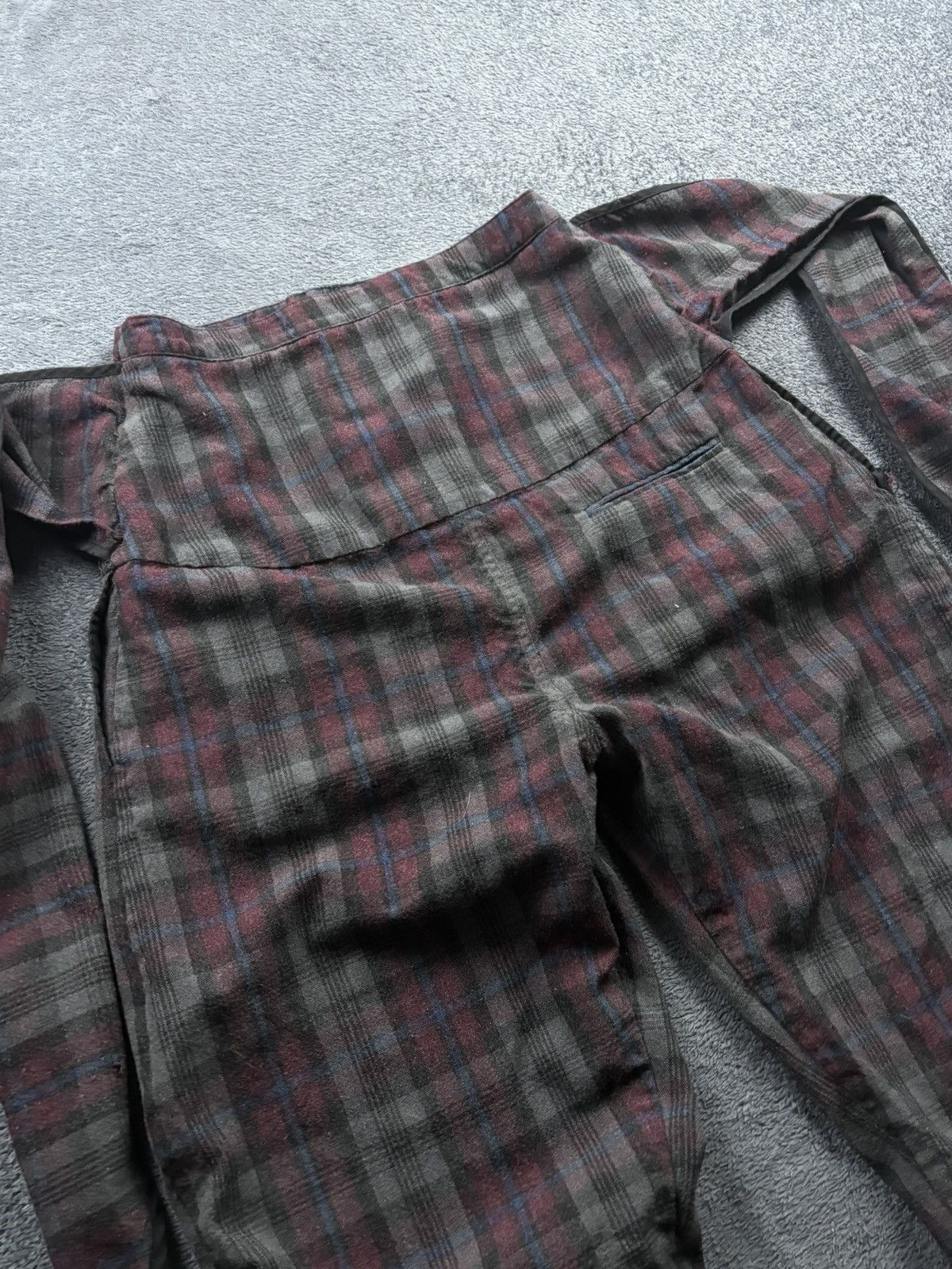 Henrik Vibskov 00s Vintage Henrik Vibskov Retro Plaid Trousers Pants Y2K Size US 35 - 7 Thumbnail