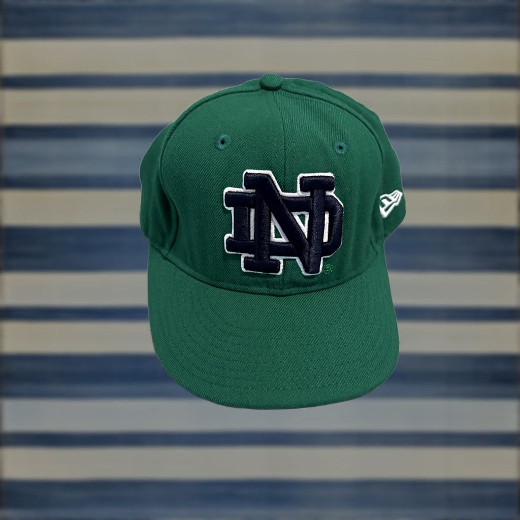 New Era New Era Notre Dame Fighting Irish Green Wool Hat Cap 59Fifty Size 7 1/4 Men Baseball Cap Size ONE SIZE - 1 Thumbnail