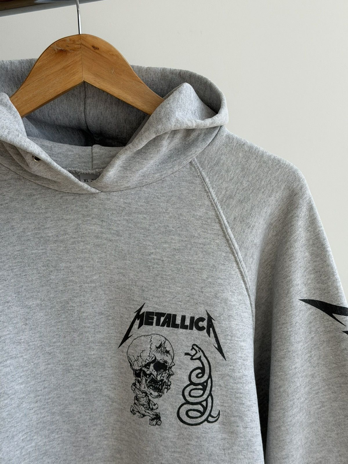 Metallica Rare Metallica Skull Graphic VNTG Hoodie XL Screen Stars Size US XL / EU 56 / 4 - 3 Thumbnail