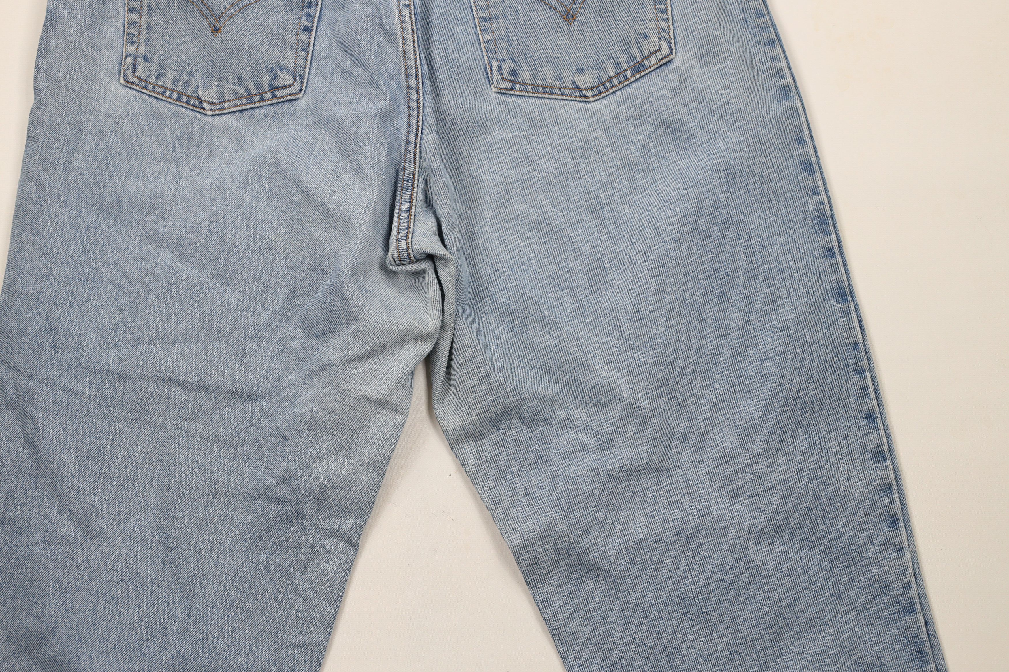 Levi's × Vintage Vintage 90s Levis 550 Relaxed Fit Tapered Leg Denim Jeans Size 38" / US 16 / IT 52 - 12 Thumbnail