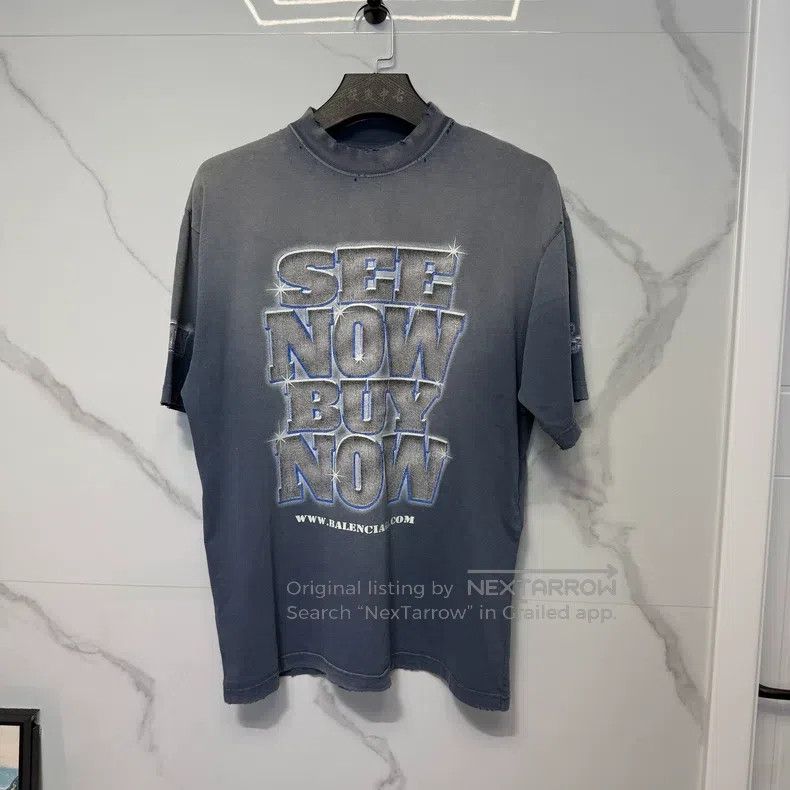 Balenciaga Balenciaga Alphabet Printed Aged Look Size US XS / EU 42 / 0 - 1 Thumbnail