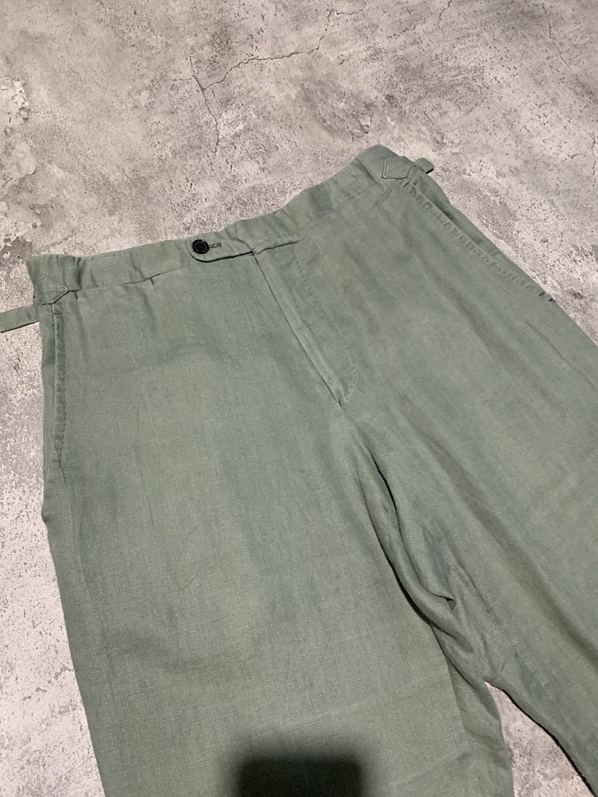 P. Johnson P.Johnson army green linen gurkha pants Size US 30 / EU 46 - 2 Thumbnail
