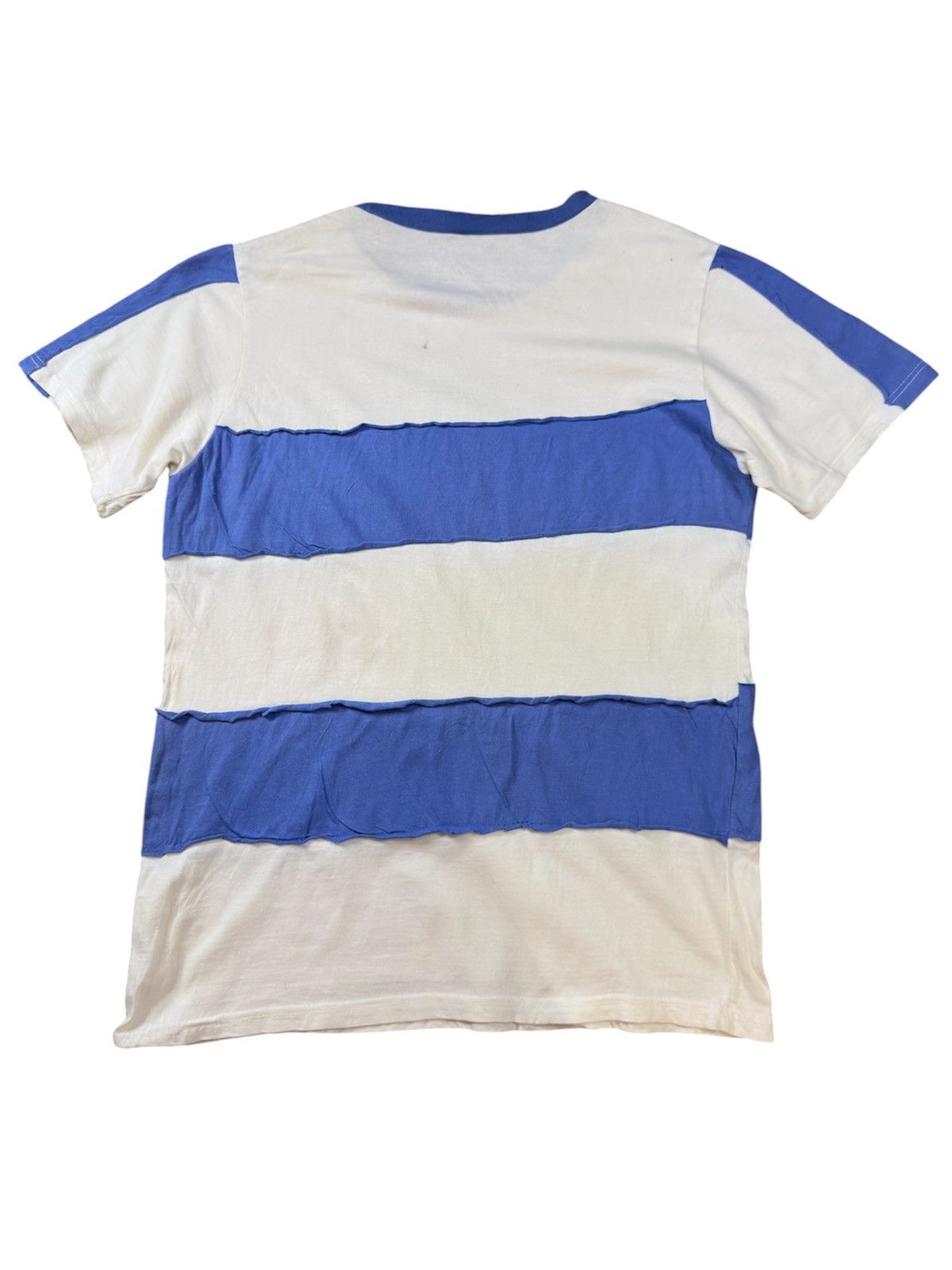 Ralph Lauren Vintage 90s Polo RL Patch Stripe Crew Neck Shirt Made In Usa Size US M / EU 48-50 / 2 - 2 Thumbnail