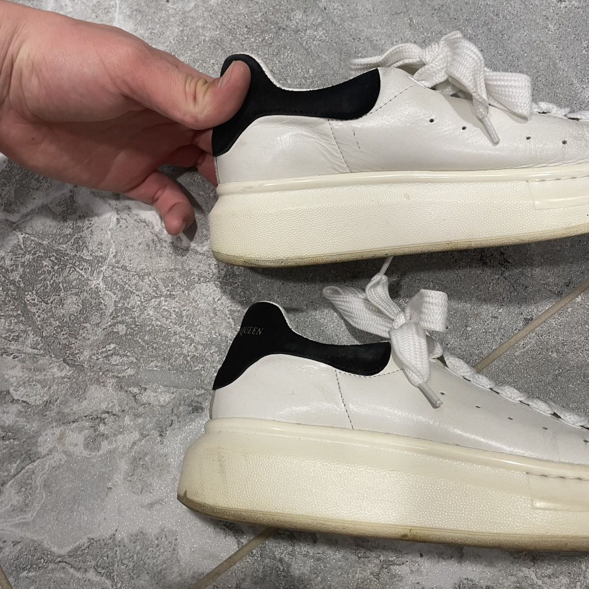 Vintage 24 cm Vintage white Alexander McQueen sneakers boots shoes Size US 5.5 / EU 38 - 3 Thumbnail