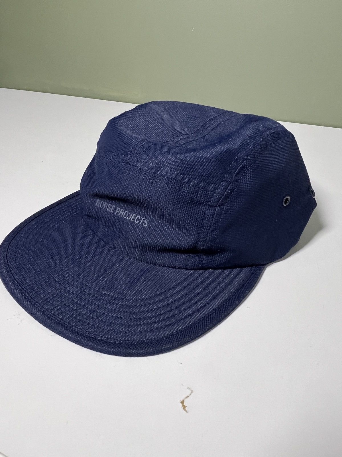 Norse Projects Foldable Light Ripstop 5 Panel Navy Size ONE SIZE - 1 Thumbnail