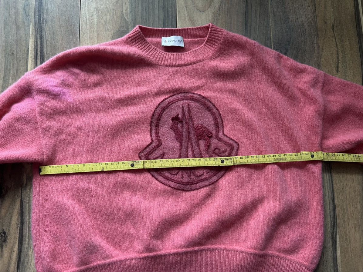 Moncler Moncler Big Logo Maglione Tricot Sweater Size S / US 4 / IT 40 - 13 Thumbnail