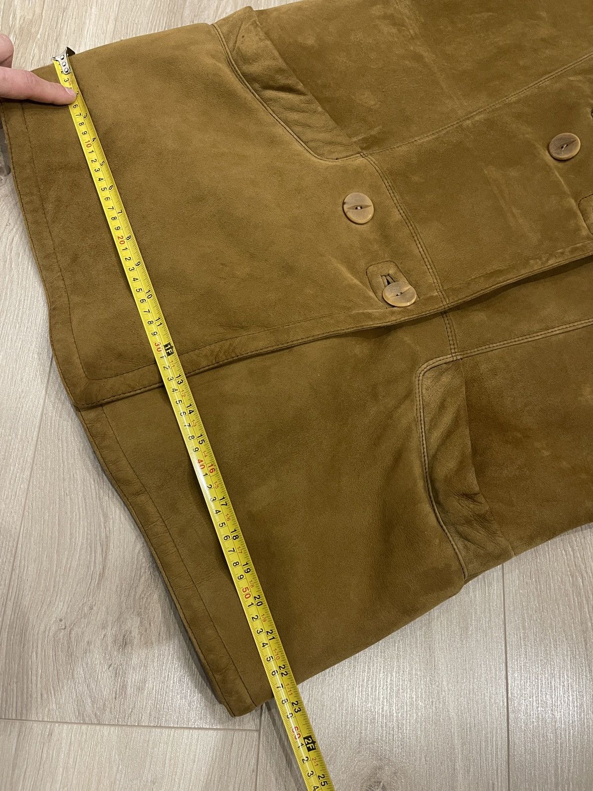 Gimo's Gimo’s Vintage 80s Shearling Coat Brown Suede Leather M/L Size US L / EU 52-54 / 3 - 16 Thumbnail