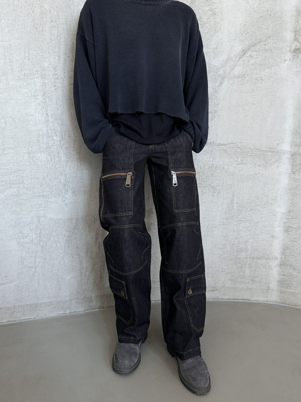 Dolce & Gabbana A/W 2003 - Zipper Multi Pocket Jeans