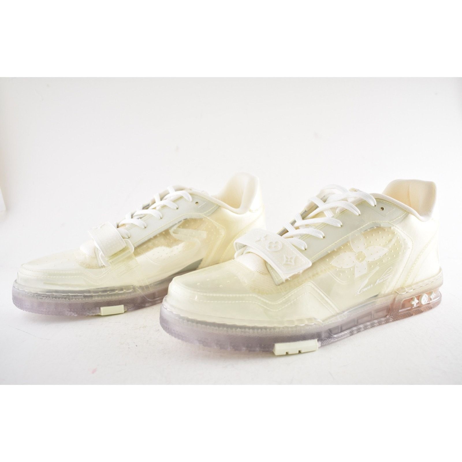 Louis Vuitton Louis Vuitton Transparent Clear PVC Strap Low Top Trainer Size US 9 / EU 42 - 15 Thumbnail