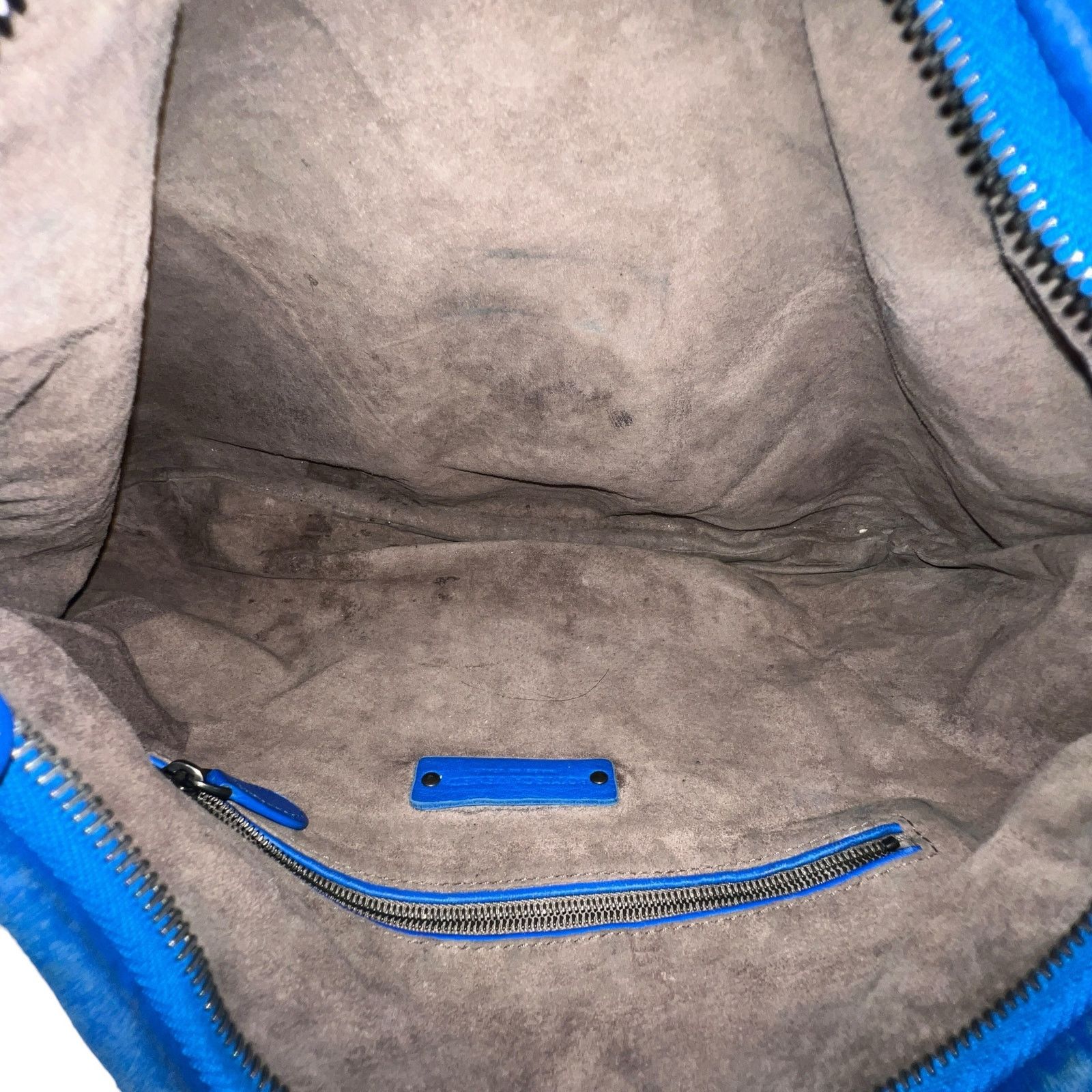 Bottega Veneta Bottega Veneta Blue Intrecciato Leather Hobo Bag Size ONE SIZE - 8 Thumbnail
