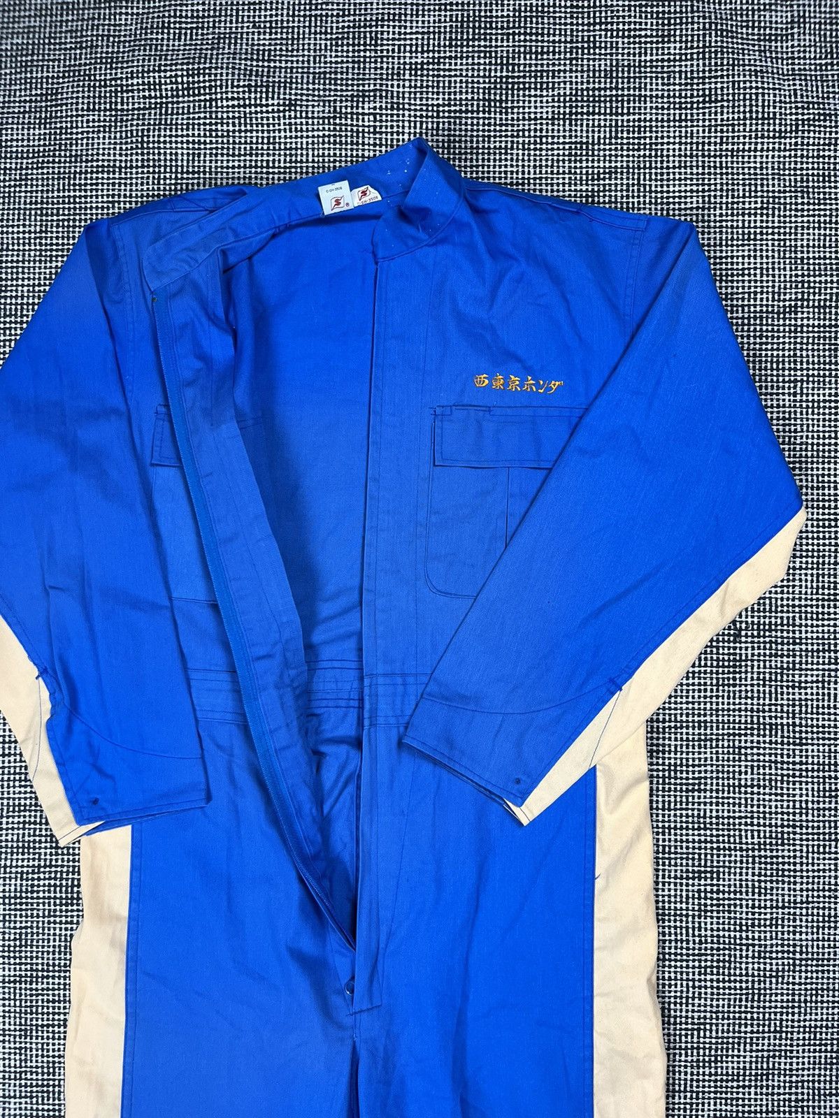 Japanese Brand × Vintage 80s vintage Japanese mechanic overalls jumpsuit worker Size US S / EU 44-46 / 1 - 4 Thumbnail