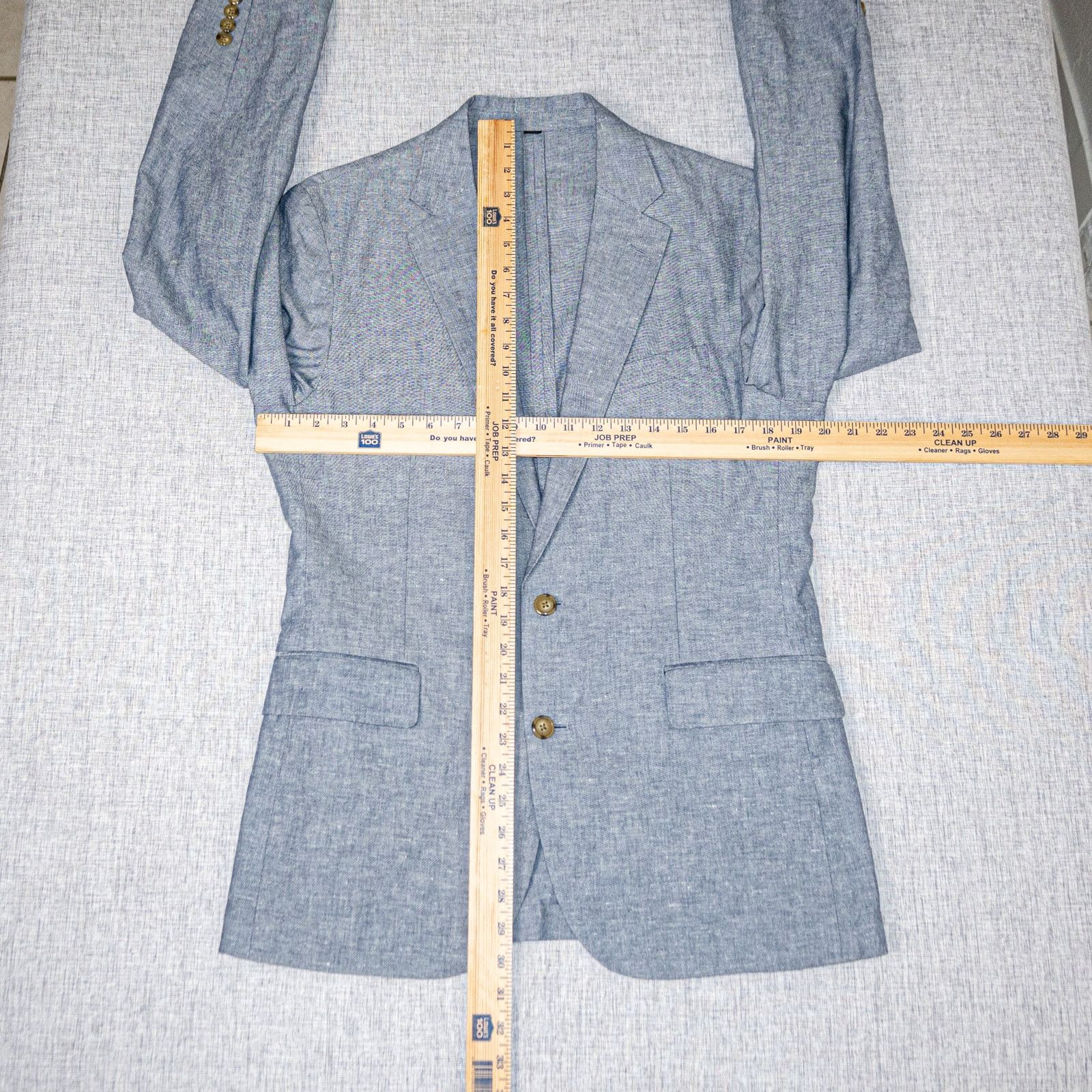 J.Crew J.Crew Ludlow Slim Unstructured suit Jacket Cotton-Linen Size 38R - 7 Thumbnail