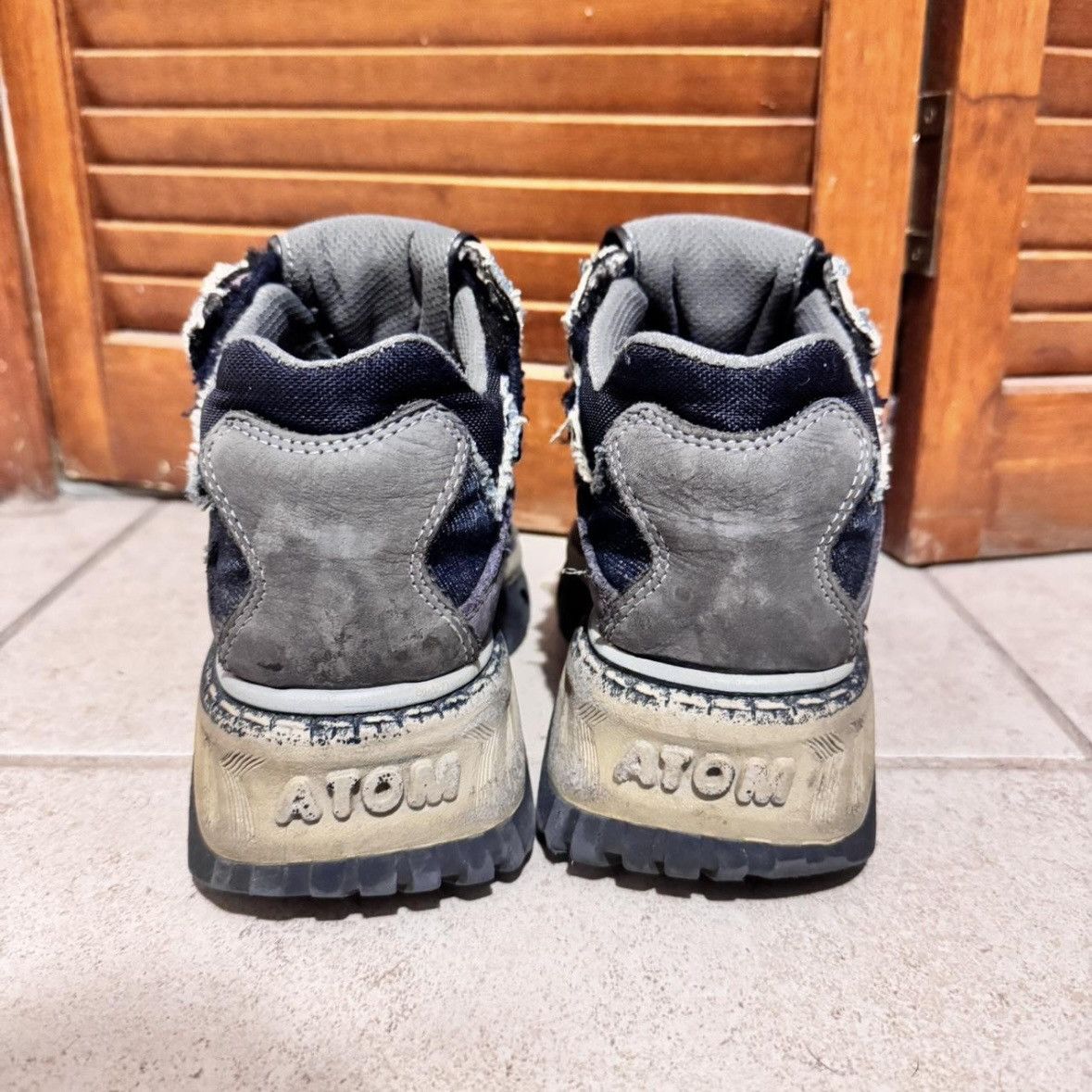 Vintage Gordon Jacks denim platform shoes Size US 7 / IT 37 - 3 Thumbnail