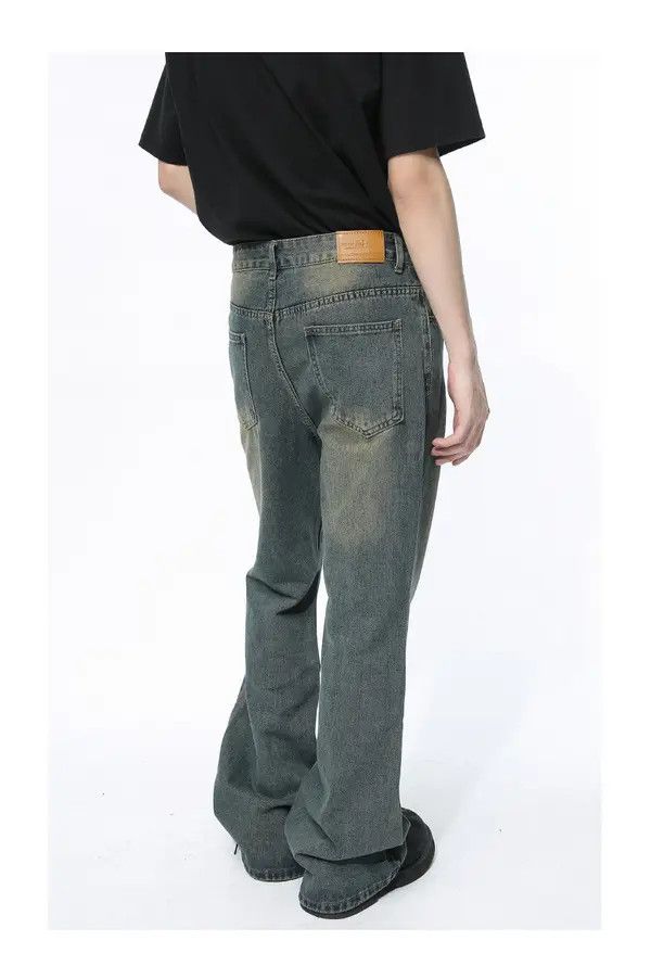 Japanese Brand Kotomi x Mako Distressed vintage flared washed jeans Size US 32 / EU 48 - 5 Thumbnail