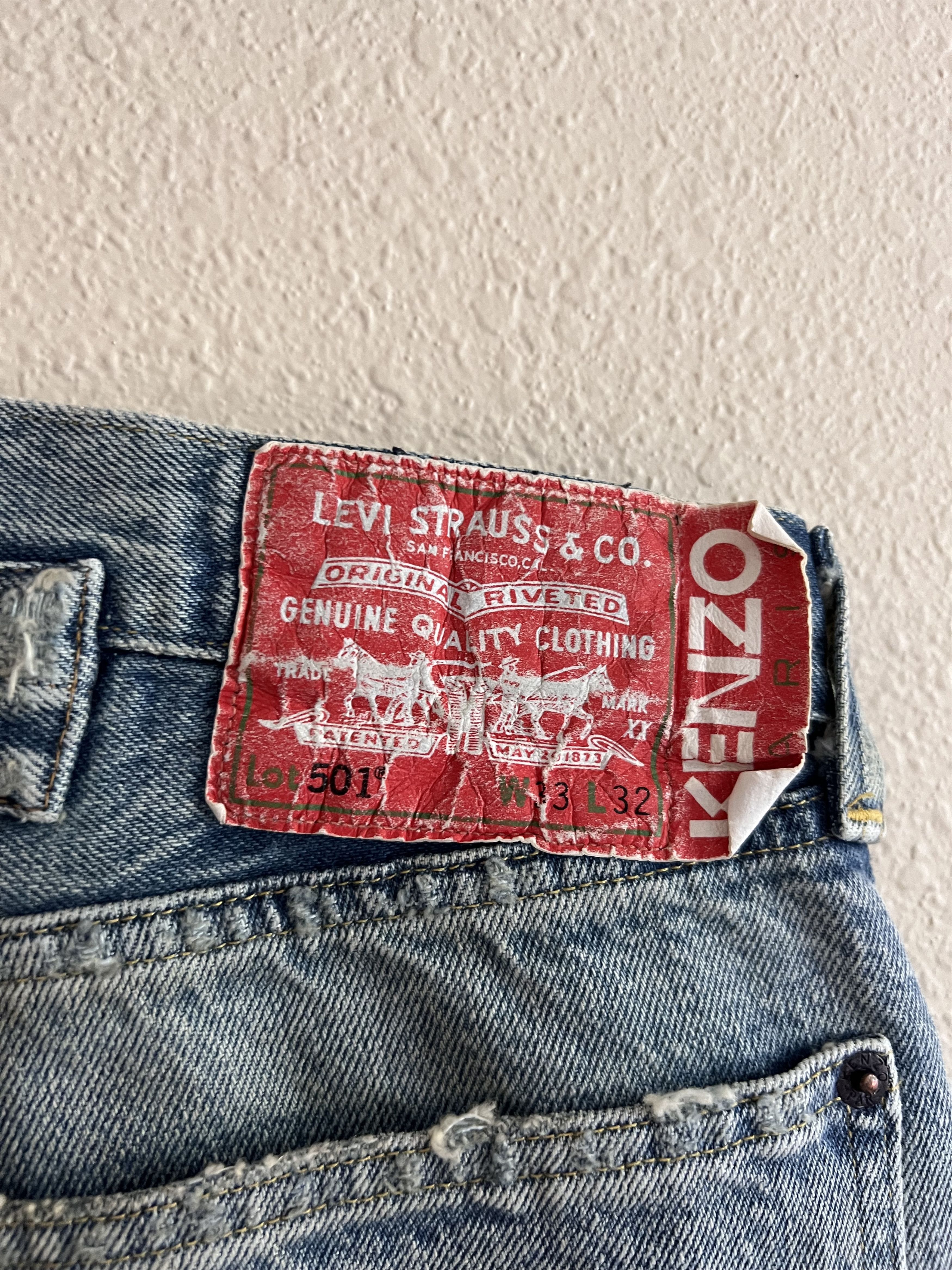 Kenzo × Levi's Levi's KENZO 1933 501 Jeans in BLue Size US 33 - 11 Thumbnail
