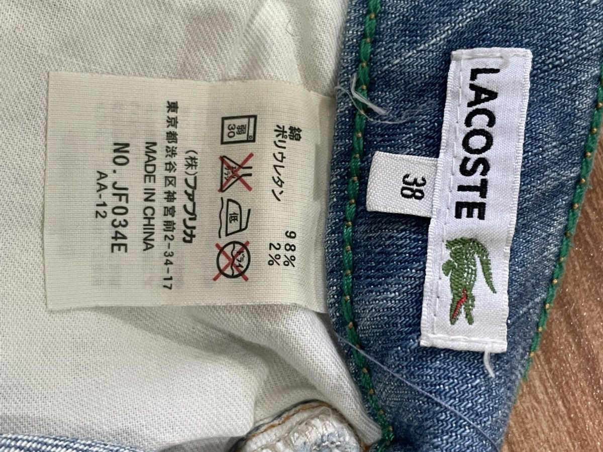 Lacoste Lacoste Denim Mini Skirt Size 26" / US 2 / IT 38 - 3 Thumbnail