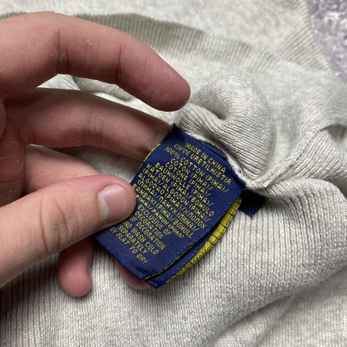 Vintage Vintage Polo Ralph Lauren small logo luxury sweater Size US L / EU 52-54 / 3 - 8 Thumbnail