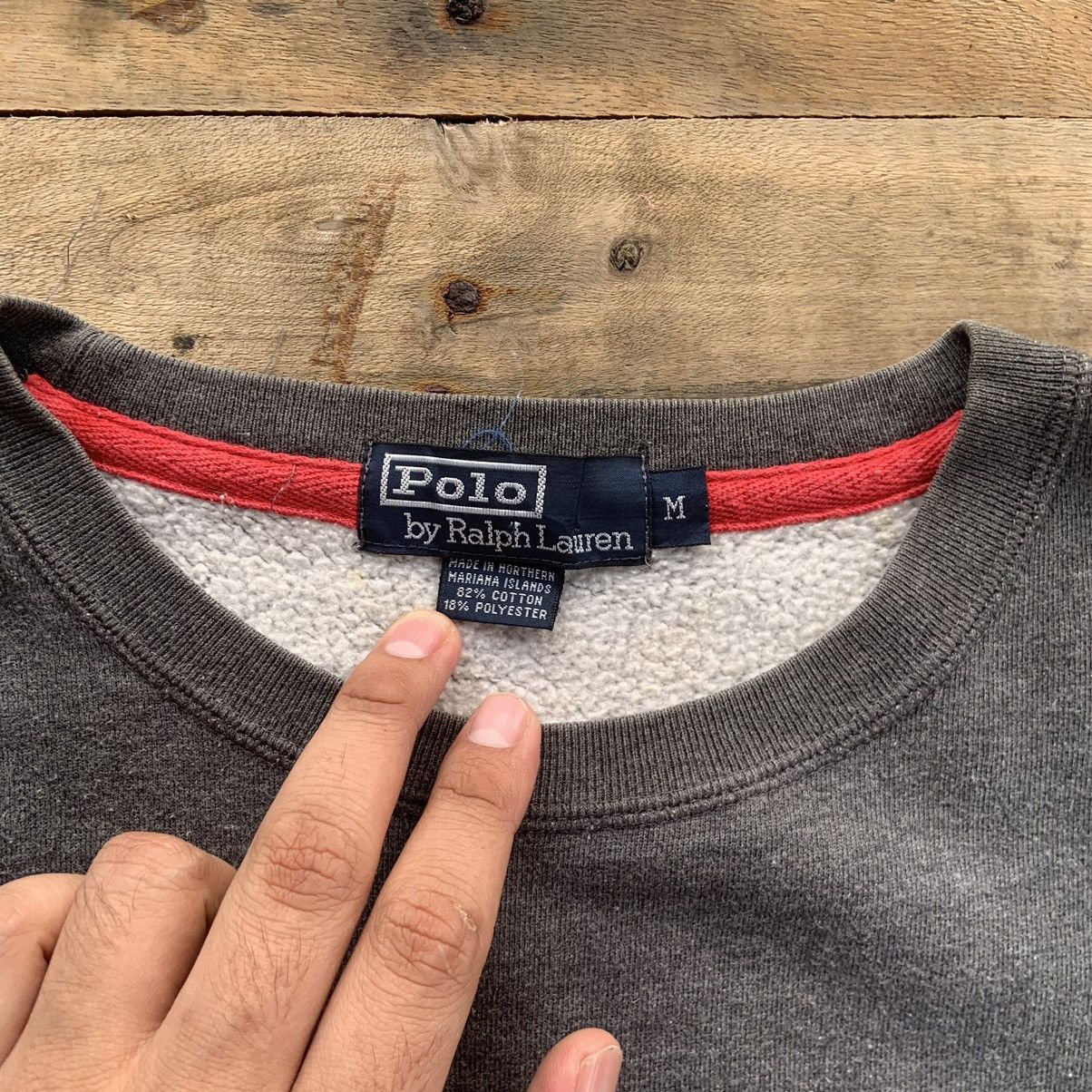 Polo Ralph Lauren Vintage Polo Ralph Lauren Sweatshirt Grey Size US M / EU 48-50 / 2 - 4 Thumbnail