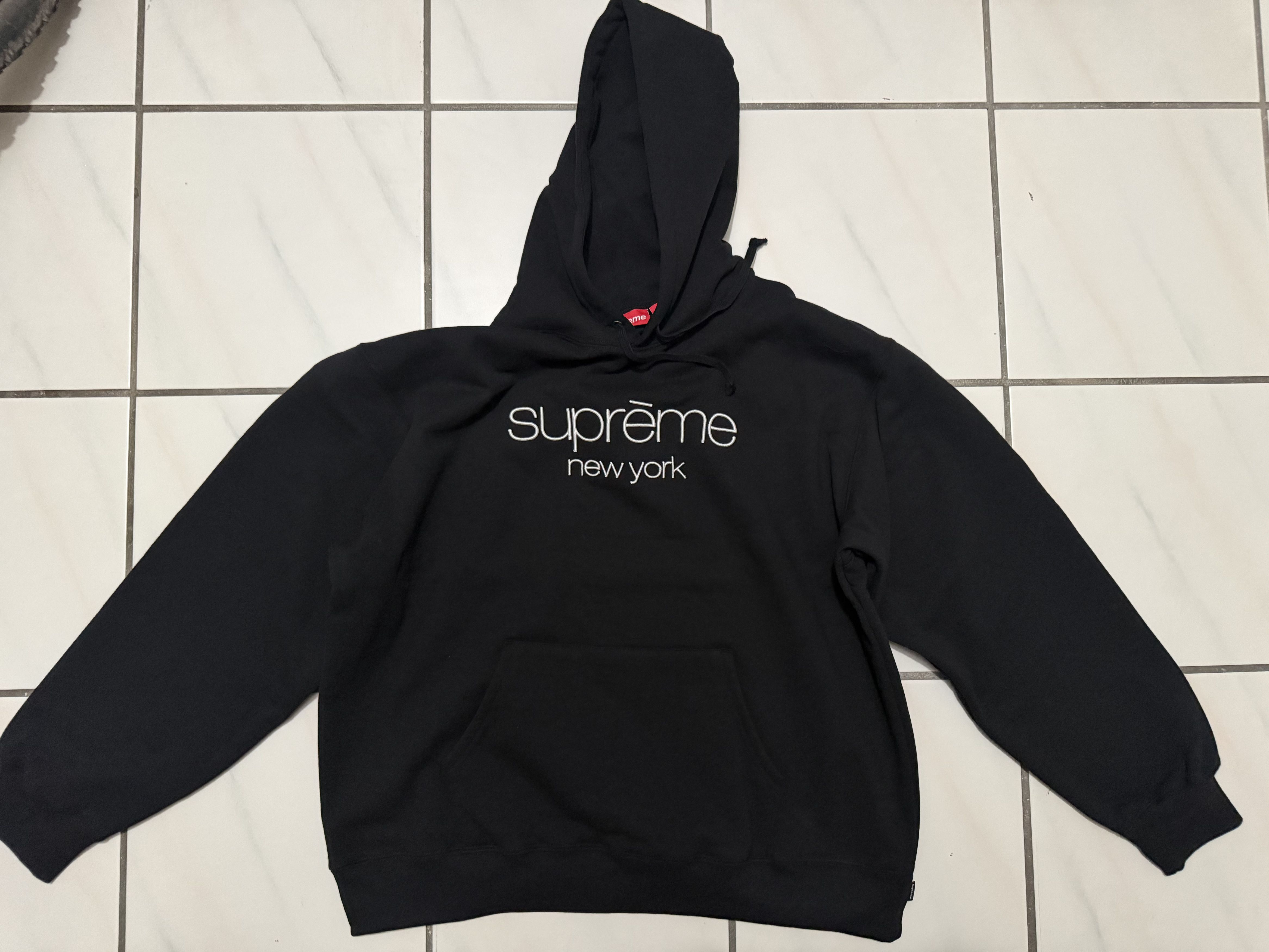 Supreme Classic Logo Hooded Sweatshirt Size US L / EU 52-54 / 3 - 4 Thumbnail
