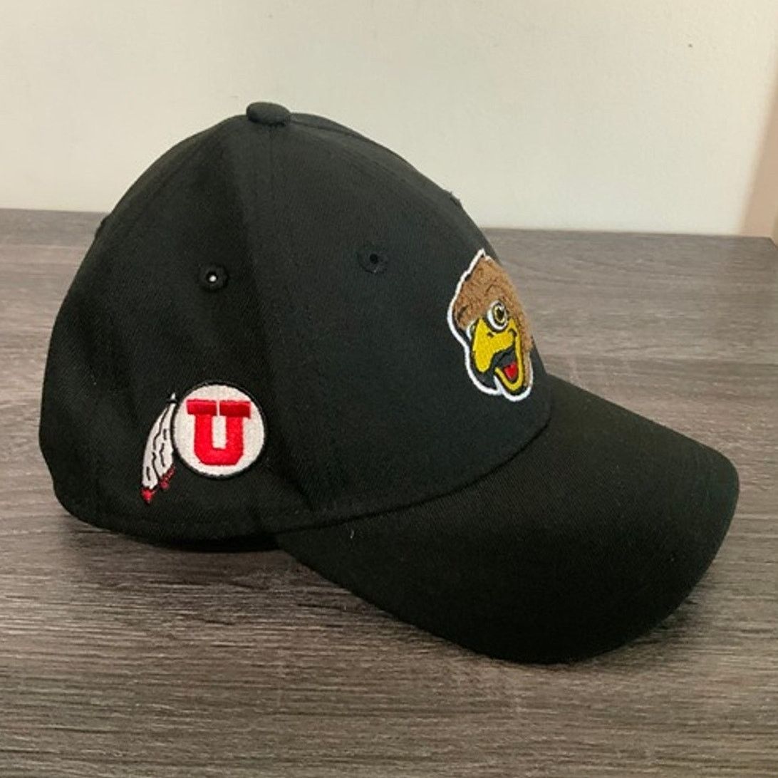 New Era New Era Utah Utes Black Adjustable Hat Cap One Size USED Size ONE SIZE - 3 Thumbnail