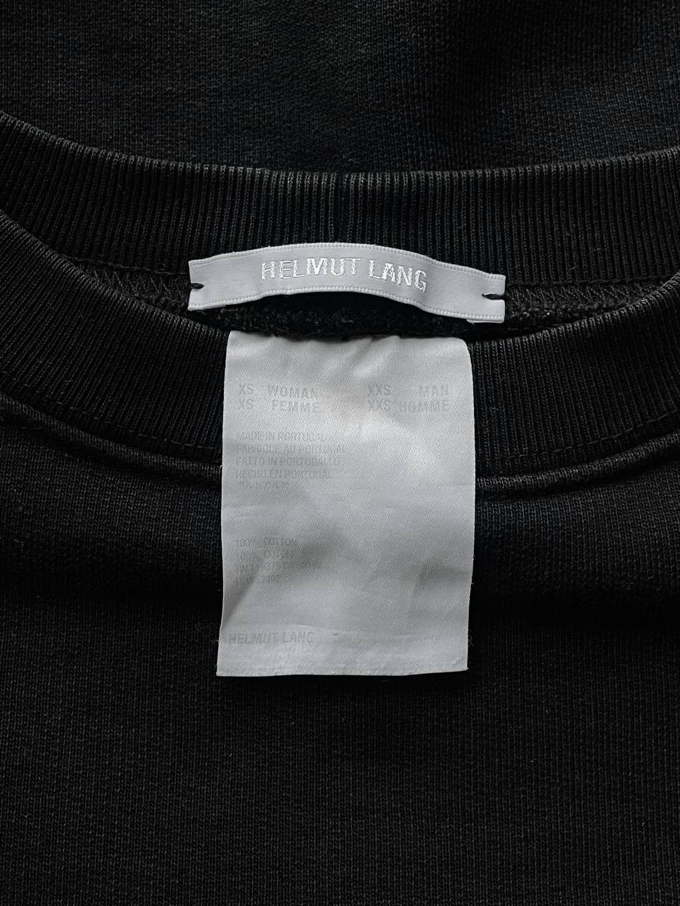 Helmut Lang Helmut lang sweatshirt men cotton black logo XS Size US XS / EU 42 / 0 - 7 Thumbnail