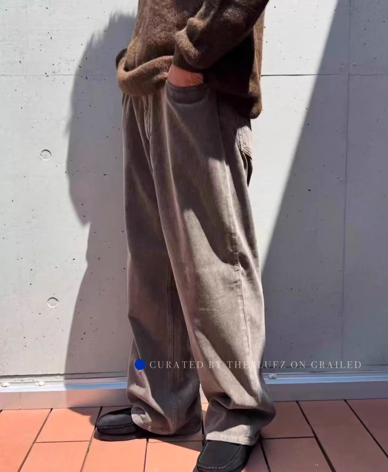Auralee Wide Corduroy Casual Pants in Brown Size US 38 / EU 54 - 1 Thumbnail