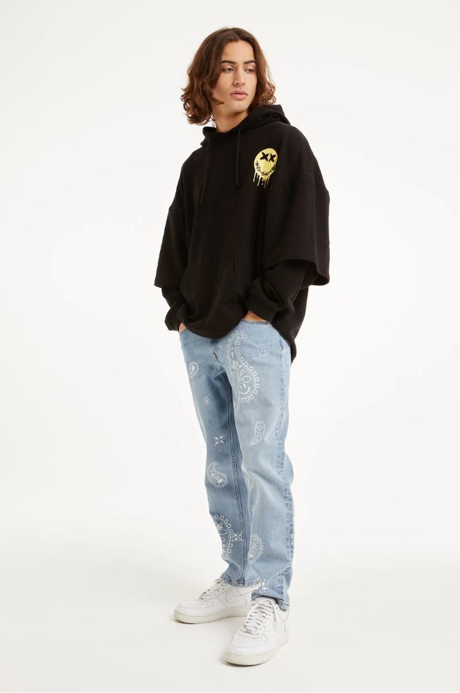 Eleven Paris 'LOBELIA' Graphic Oversize Hoodie Hooded Sweatshirt - Unisex Size US S / EU 44-46 / 1 - 10 Thumbnail