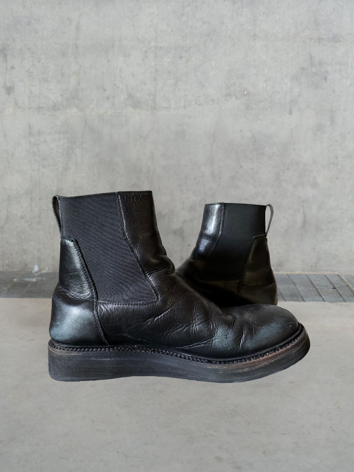 Rick Owens Rick Owens Creeper Elastic Boots Size US 6 / EU 39 - 5 Thumbnail