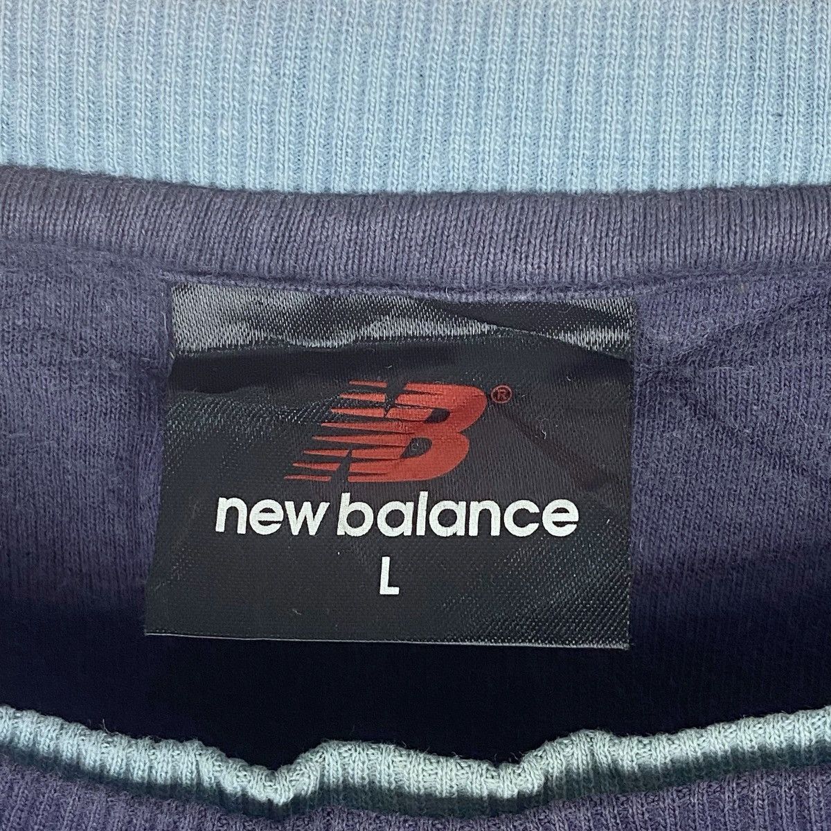 New Balance New Balance Sweatshirt Navy Crewneck Pullover Jumper Size US L / EU 52-54 / 3 - 5 Thumbnail