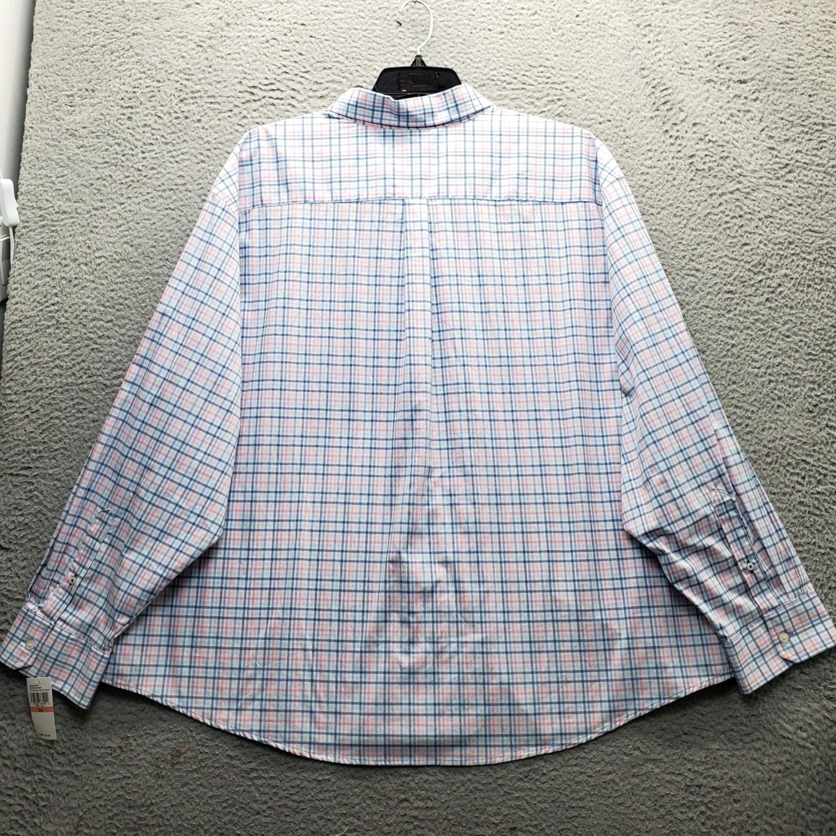 Izod IZOD Mens Shirt 3XB Multi Plaid Woven Long Sleeve Button-Down Casual Mens Size 3XB Color Multicolor Size US XXL / EU 58 / 5 - 2 Thumbnail