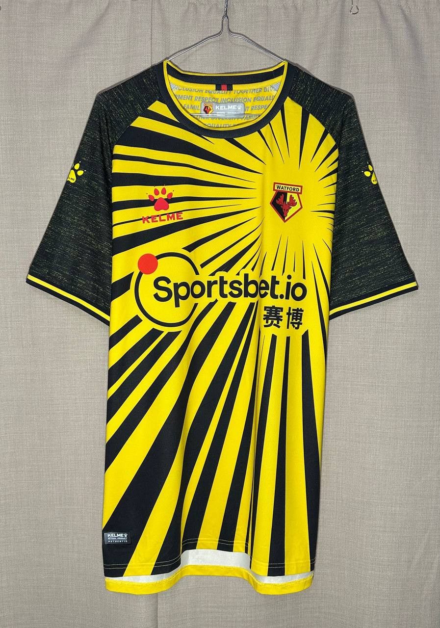 Other WATFORD FC Kelme Home 2020 2021 Football Shirt jersey Size US XL / EU 56 / 4 - 1 Thumbnail