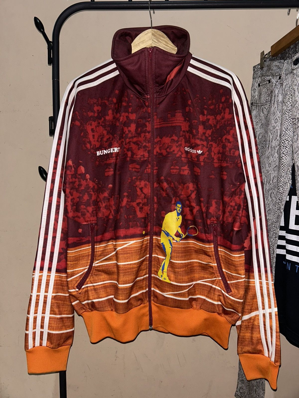 Adidas Adidas Bungert Tennis Jacket Tracktop Size US XL / EU 56 / 4 - 2 Thumbnail