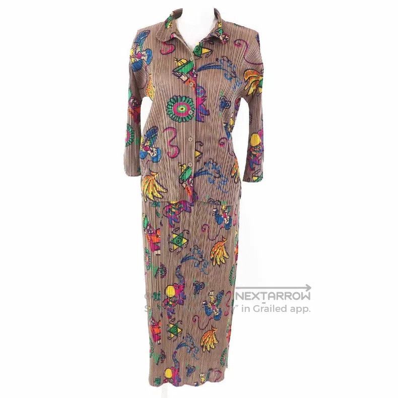 Issey Miyake Issey Miyake Color-block Coat Size M / US 6-8 / IT 42-44 - 1 Thumbnail