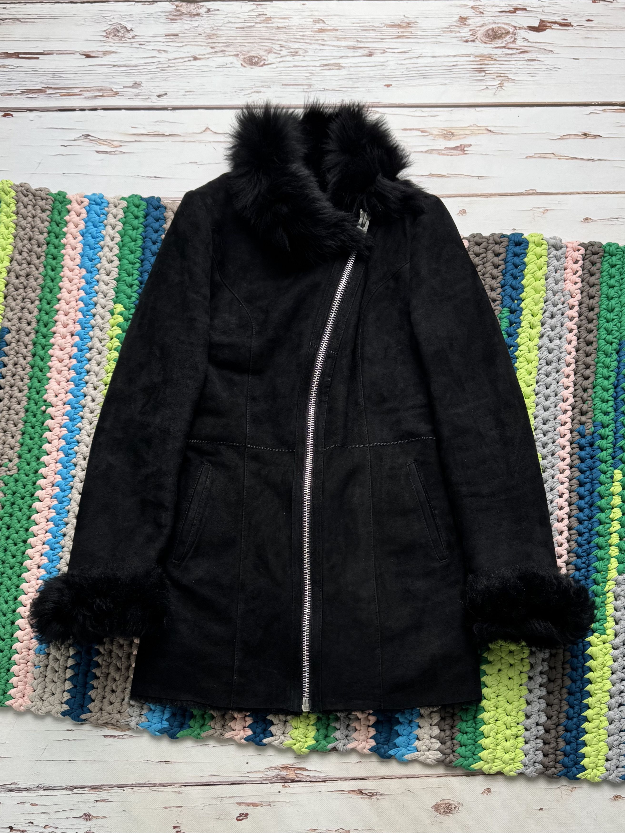 Japanese Brand Vintage Real Sheepskin Coat (D10)(D15) Size XS / US 0-2 / IT 36-38 - 5 Thumbnail