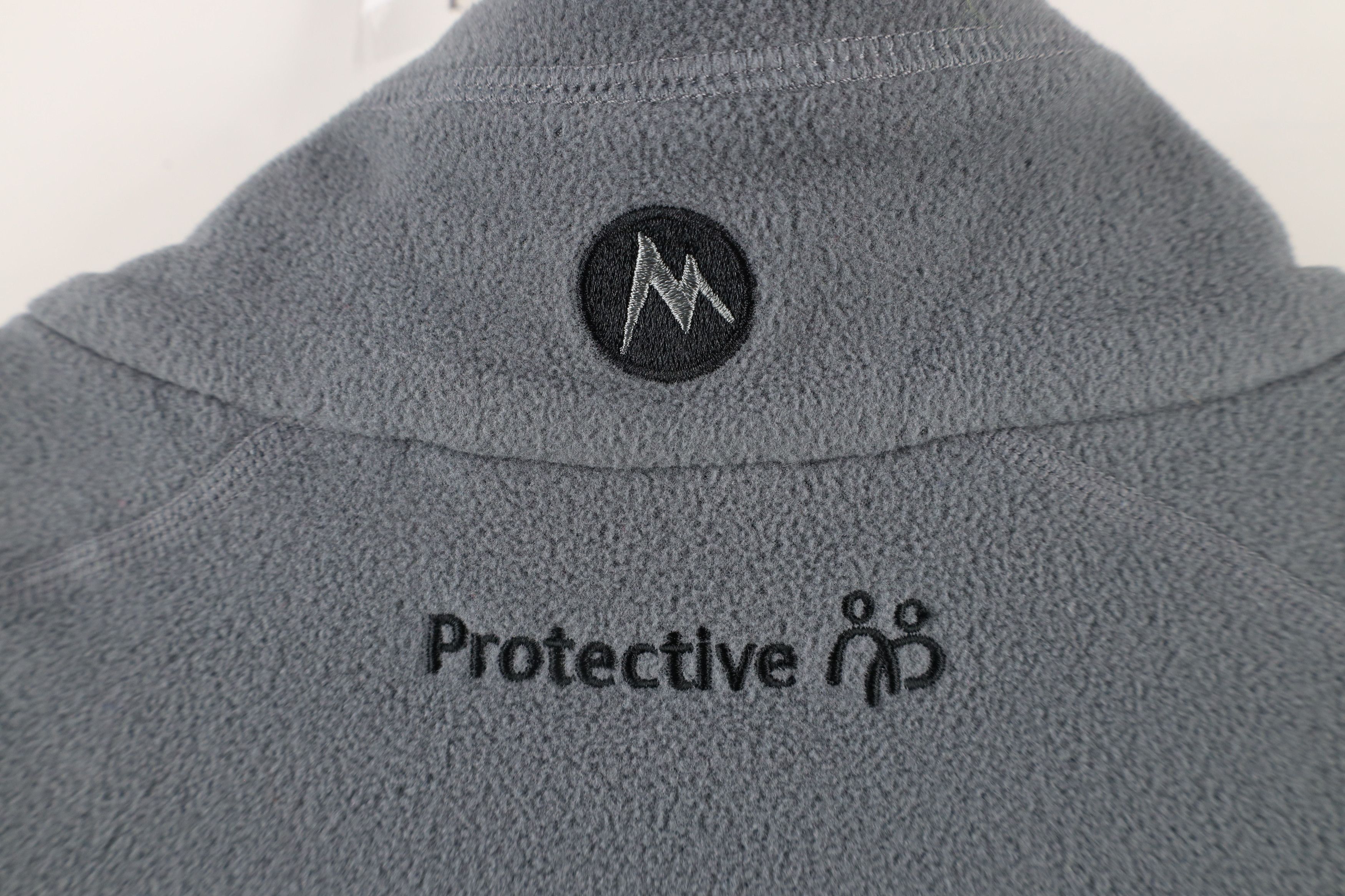 Marmot × Vintage Marmot Out Full Zip Fleece Vest Jacket Gray Polyester Size US XXL / EU 58 / 5 - 10 Thumbnail