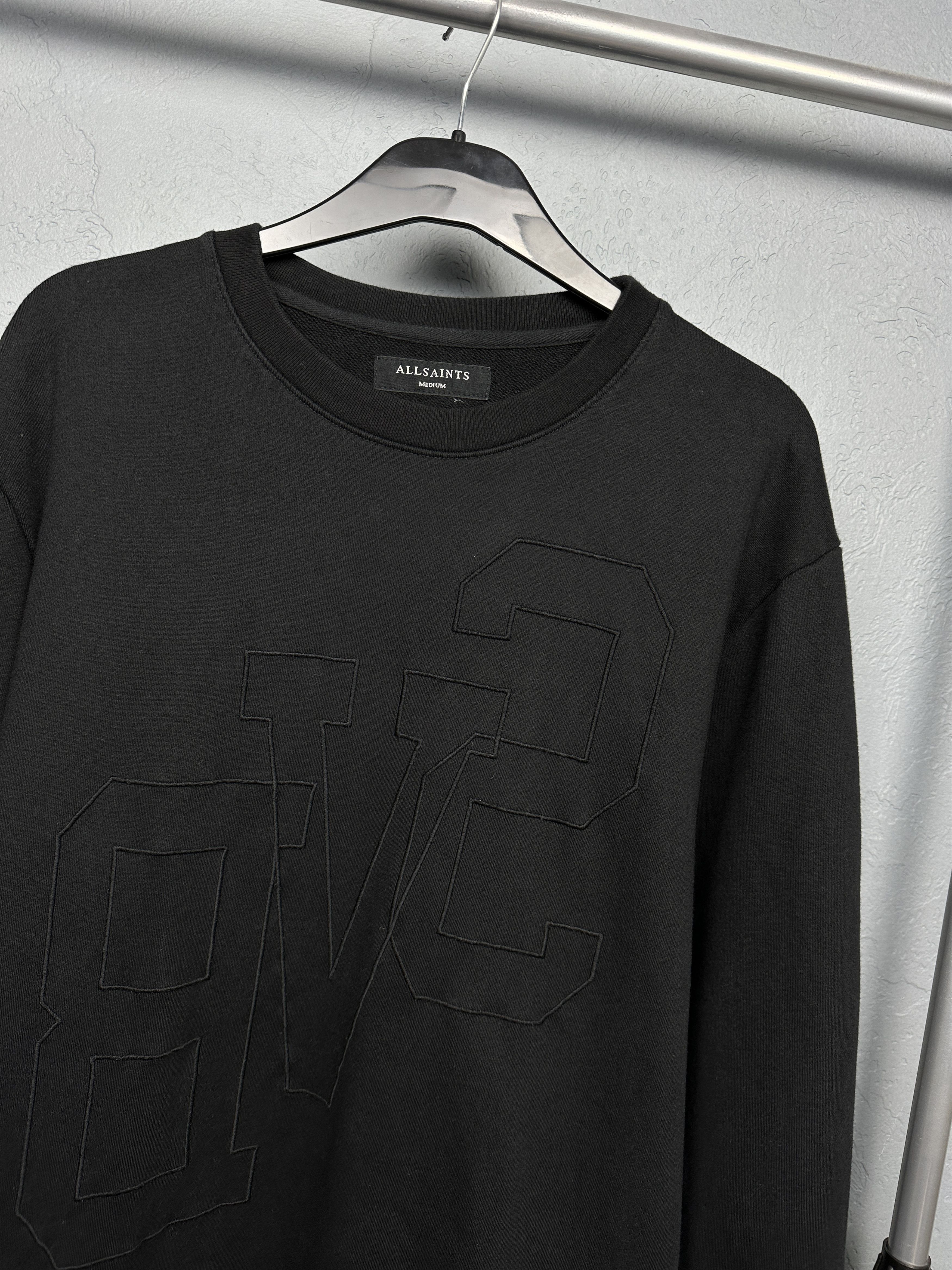 Allsaints Allsaints Mens SVB Crew Neck Sweatshirt Size US M / EU 48-50 / 2 - 2 Thumbnail